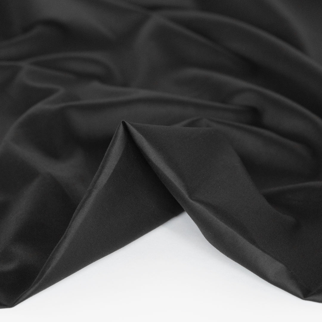 Black Cotton Satin fabric(Width 42 inch )