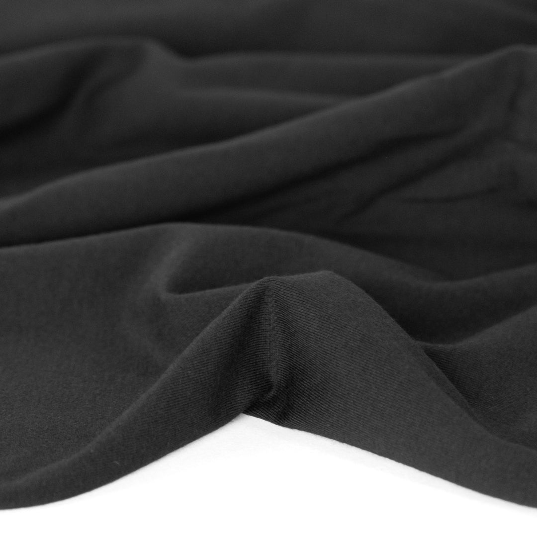 Cotton Modal Jersey Knit, Black