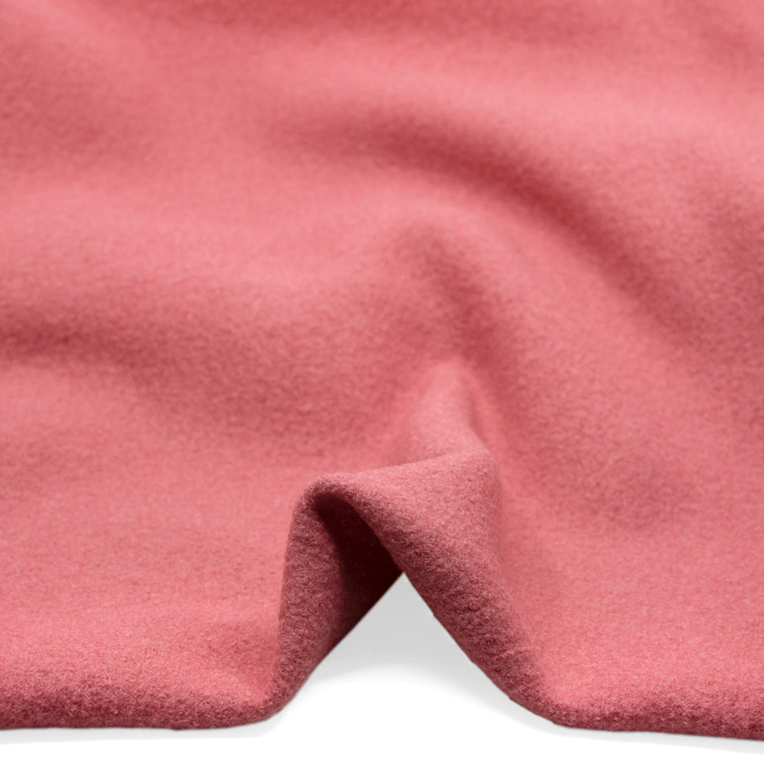 Boiled Wool Coating - Rose | Blackbird Fabrics