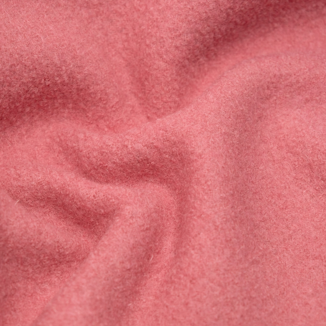 Boiled Wool Coating - Rose | Blackbird Fabrics