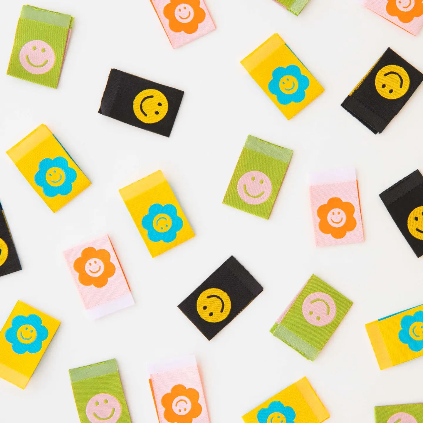 SMILEY MULTIPACK Labels By Sarah Hearts | Blackbird Fabrics