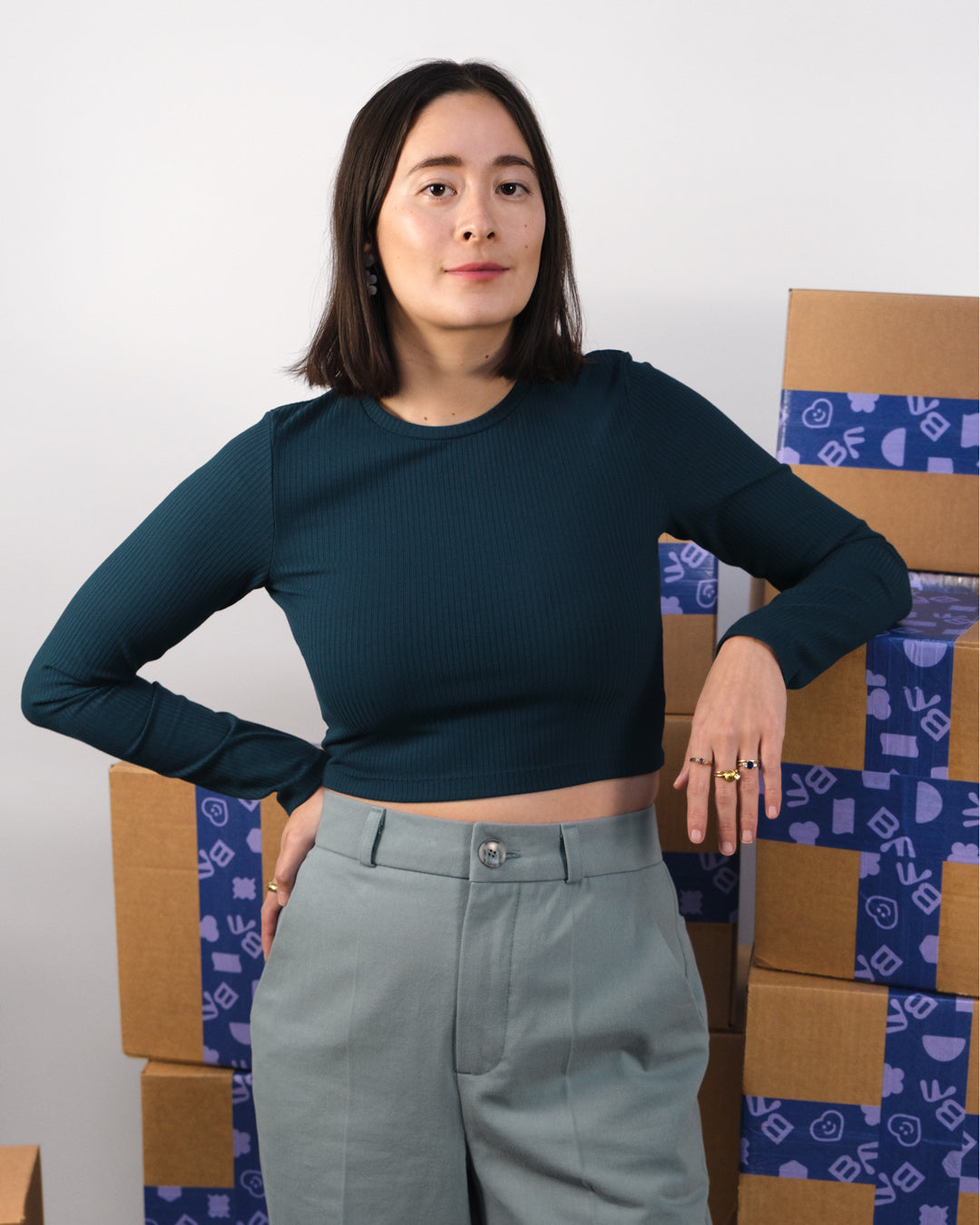 BF Patterns Carrie Crop Top | Blackbird Fabrics