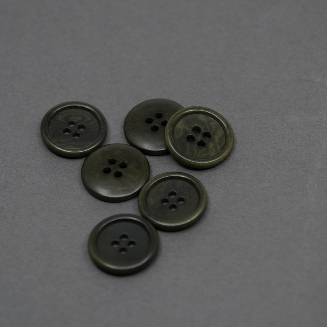 Everglade 20mm (13/16”) Buttons - Set of 6 | Blackbird Fabrics