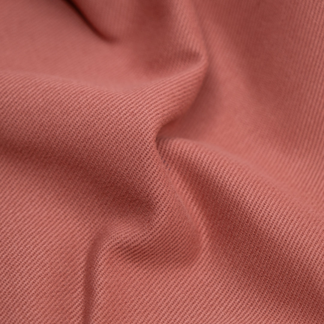 9oz Brushed Bull Denim - Wild Rose | Blackbird Fabrics