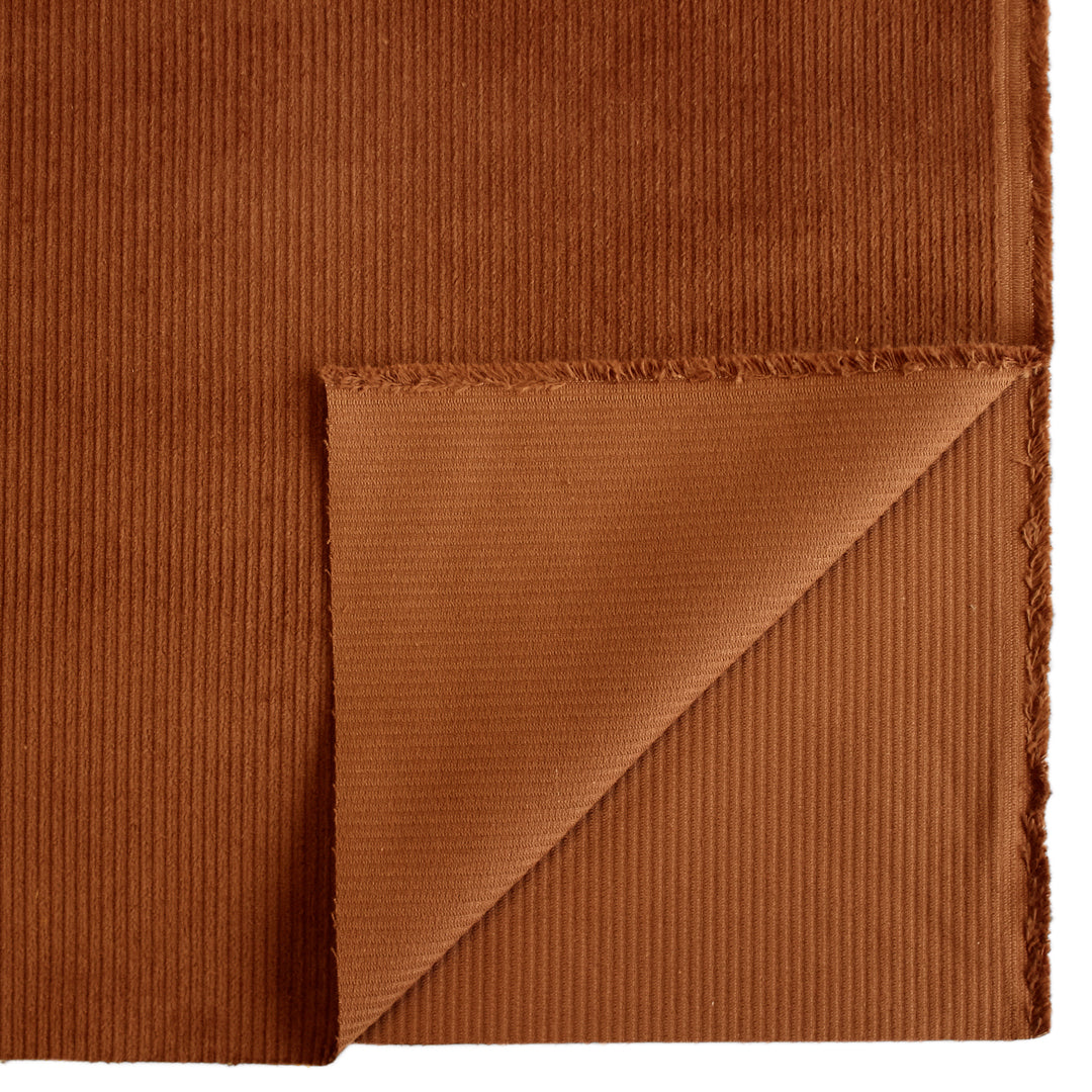 Stretch Cotton Corduroy - Terracotta | Blackbird Fabrics