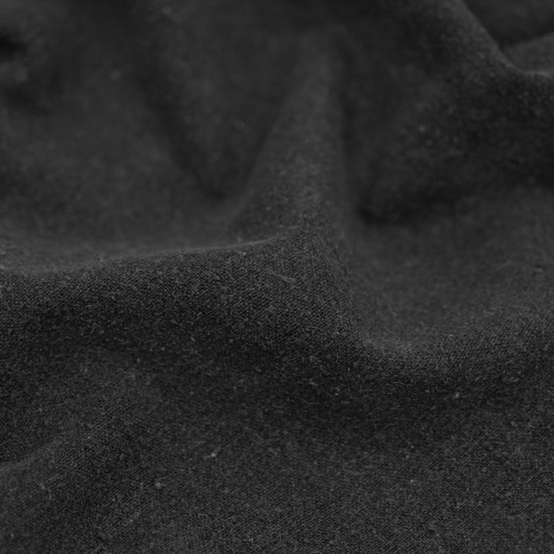 Deadstock Slubby Silk Noil - Smoke | Blackbird Fabrics