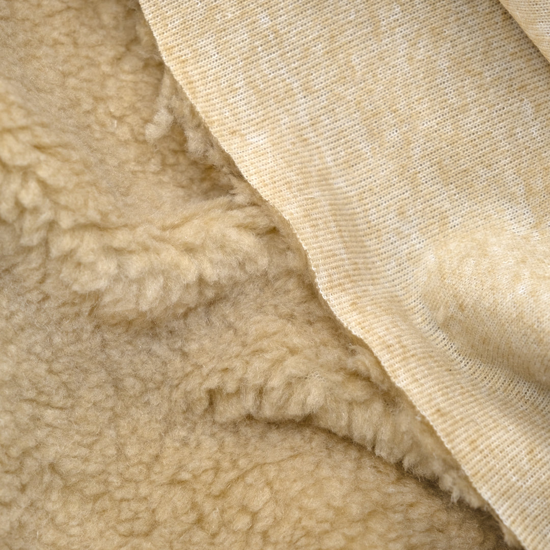 Deadstock Classic Shearling Fleece - Shortbread | Blackbird Fabrics