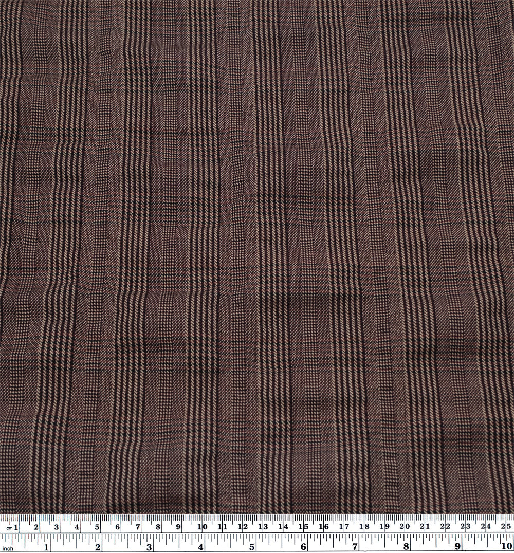 Deadstock Wool Seersucker - Academia Stripe | Blackbird Fabrics