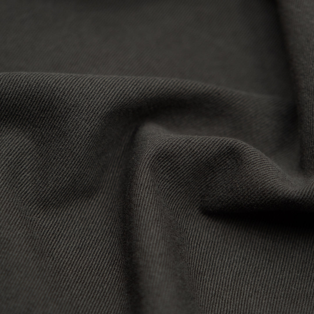  Lived In Cotton Twill - Soot | Blackbird Fabrics