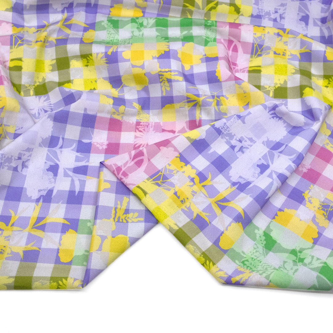 Deadstock Pastel Picnic Cotton Lawn - Lavender/Petal/White | Blackbird Fabrics