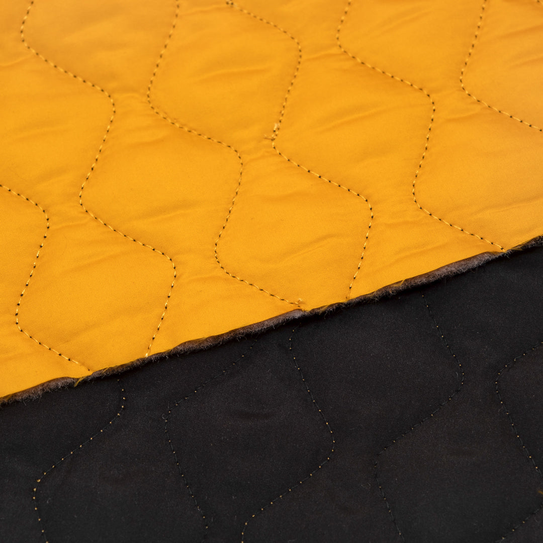 Deadstock Quilted Coating - Marigold *Imperfect | Blackbird Fabrics