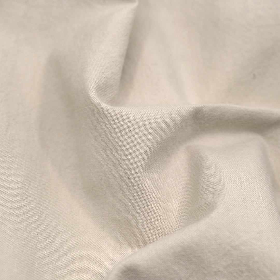 4.5oz Sandwashed Cotton - Salt | Blackbird Fabrics