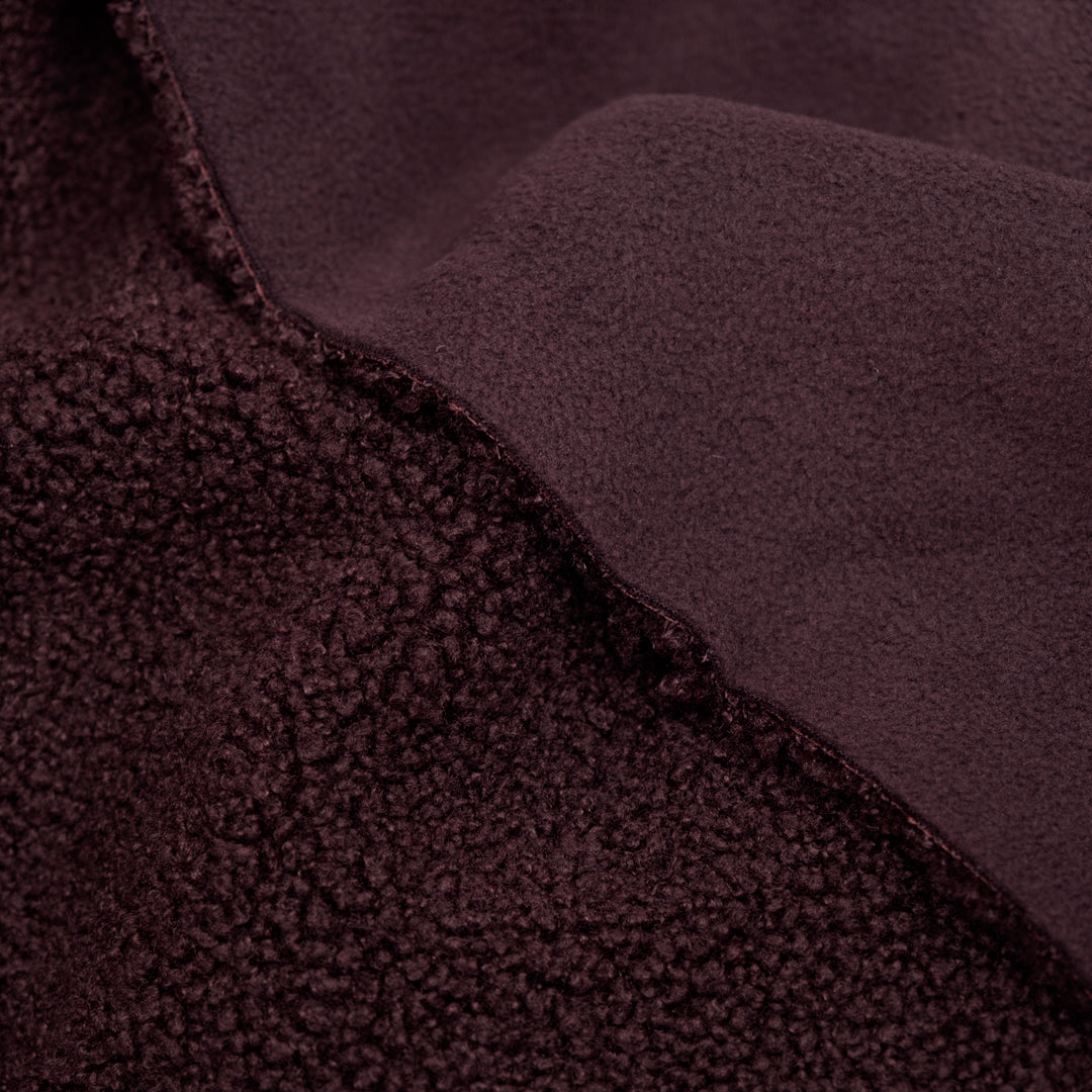 Teddy Fleece - Boysenberry | Blackbird Fabrics