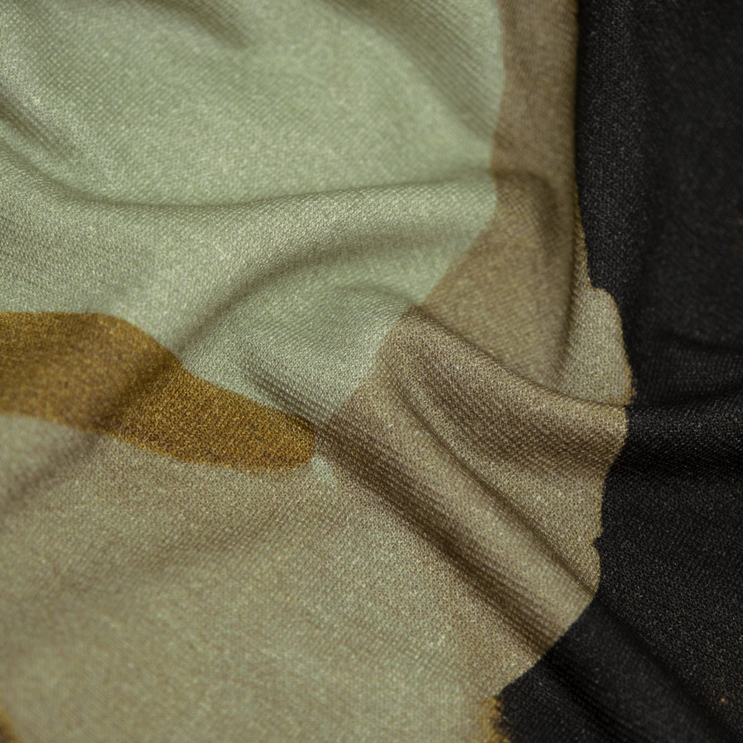 Ephemera LENZING™ ECOVERO™ Jersey - Peat/Seafoam | Blackbird Fabrics