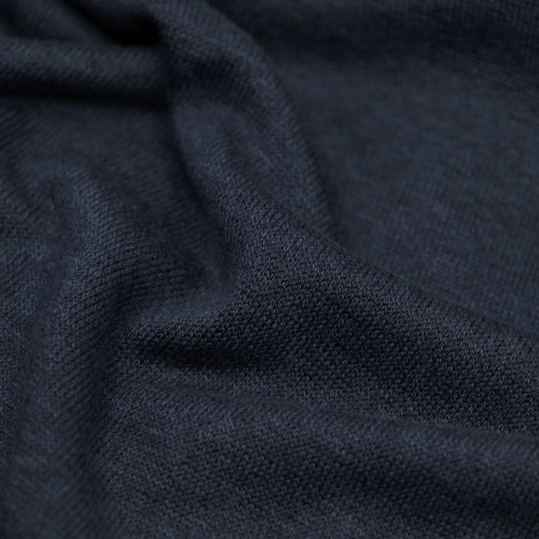 Bliss Lightweight Sweater Knit - Midnight Blue | Blackbird Fabrics