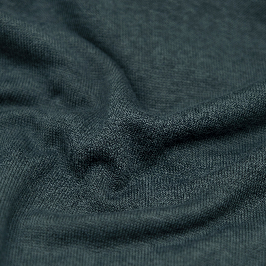 Bliss Lightweight Sweater Knit - Deep Teal | Blackbird Fabrics