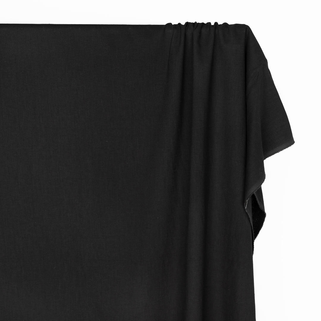 Go-To Cotton Linen Blend - Black | Blackbird Fabrics