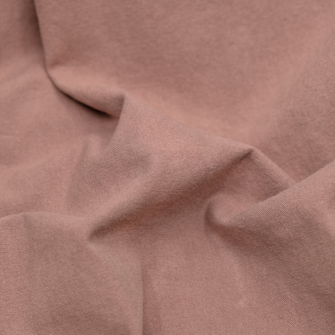 7oz Softened Organic Cotton - Dusty Rose | Blackbird Fabrics