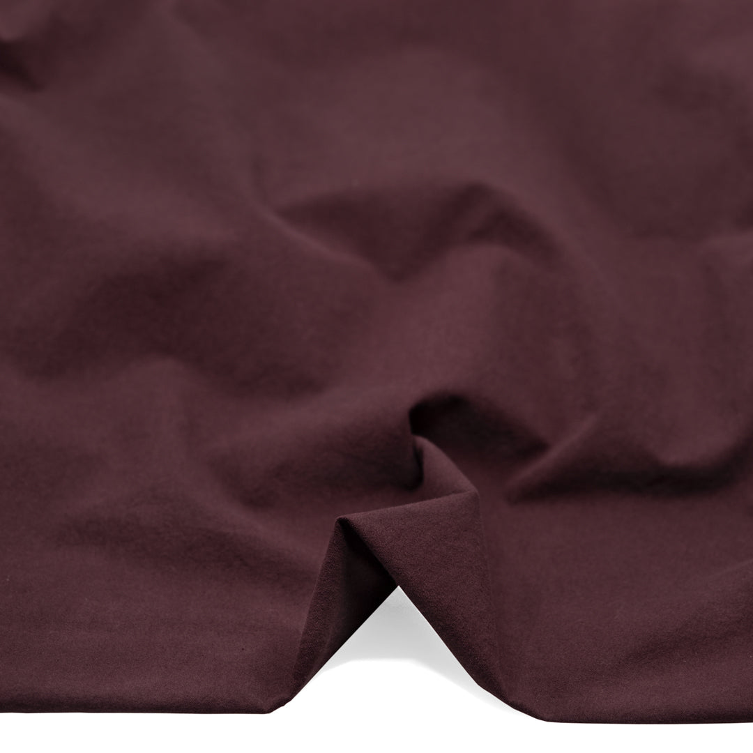 7oz Softened Organic Cotton - Boysenberry | Blackbird Fabrics