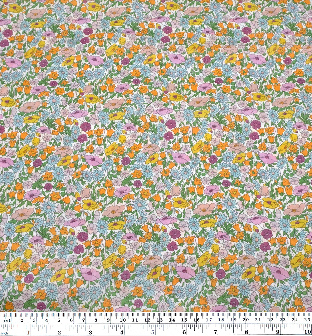 Deadstock Liberty Cotton Tana Lawn™ - Poppy & Daisy Spring | Blackbird Fabrics