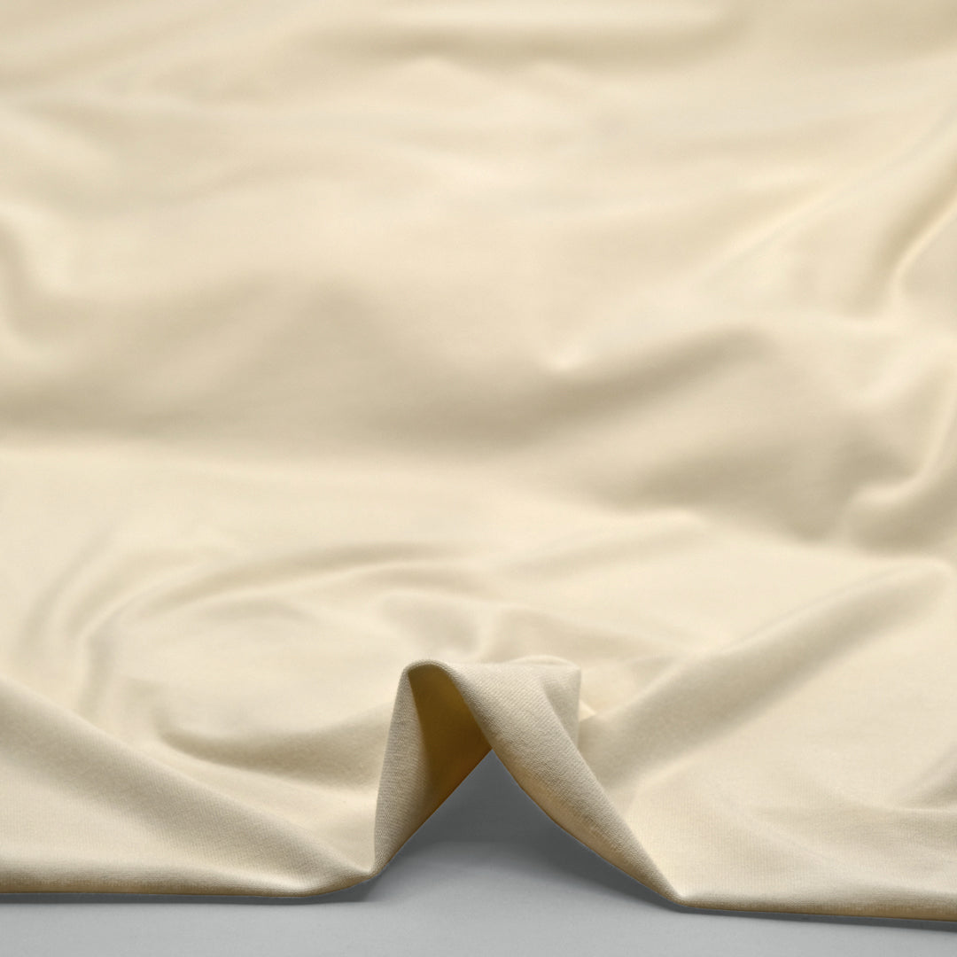 Bamboo Cotton Jersey - Vanilla | Blackbird Fabrics