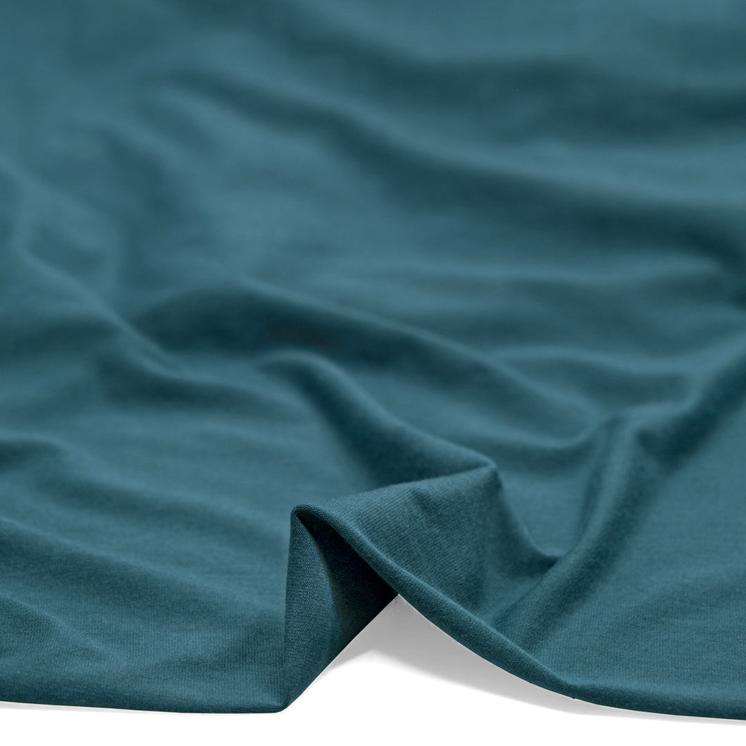 Bamboo Cotton Jersey - Lake | Blackbird Fabrics