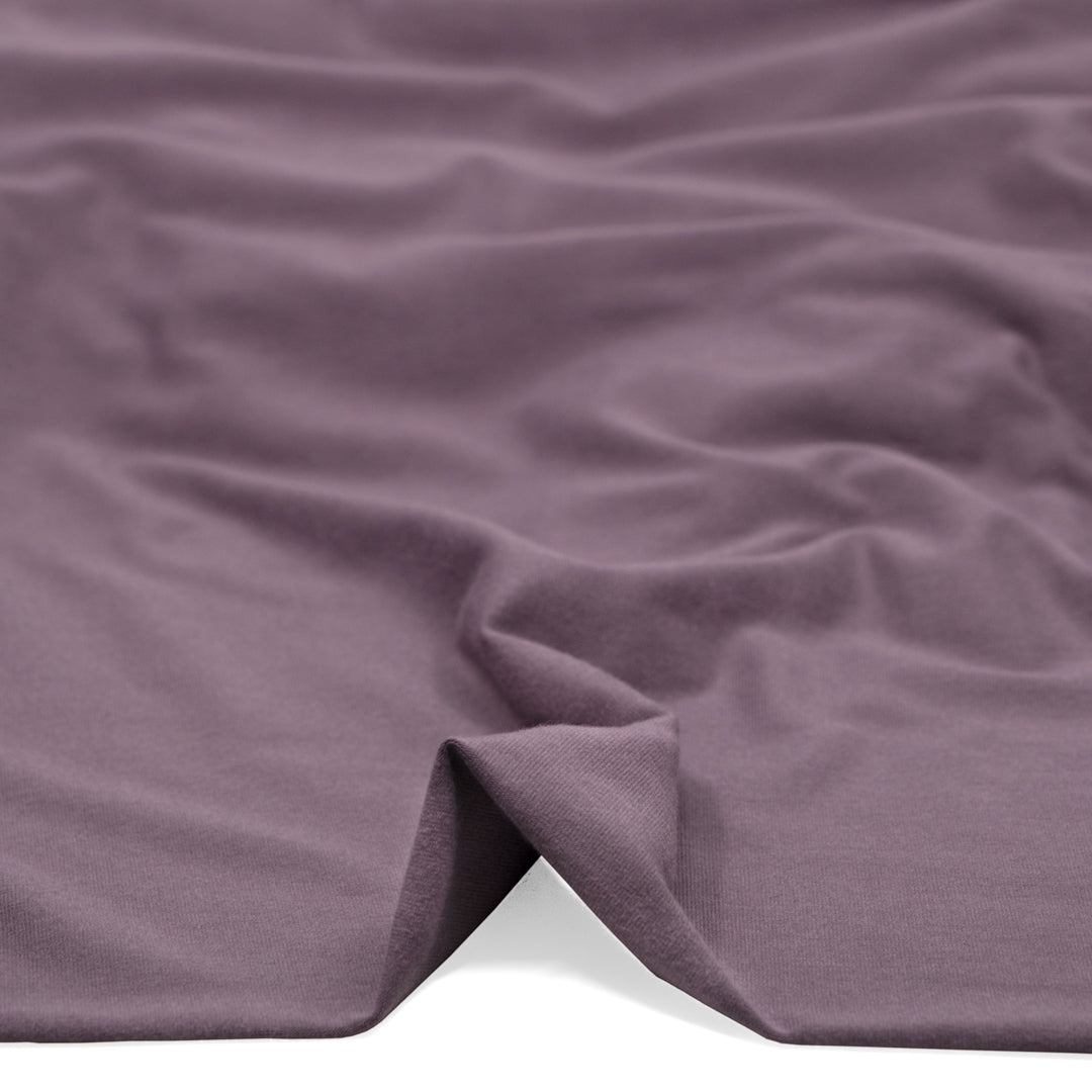 Bamboo Cotton Jersey - Raisin | Blackbird Fabrics