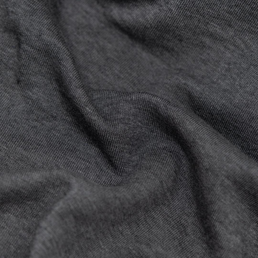 Layer Up Lyocell Wool Blend Jersey - Charcoal | Blackbird Fabrics