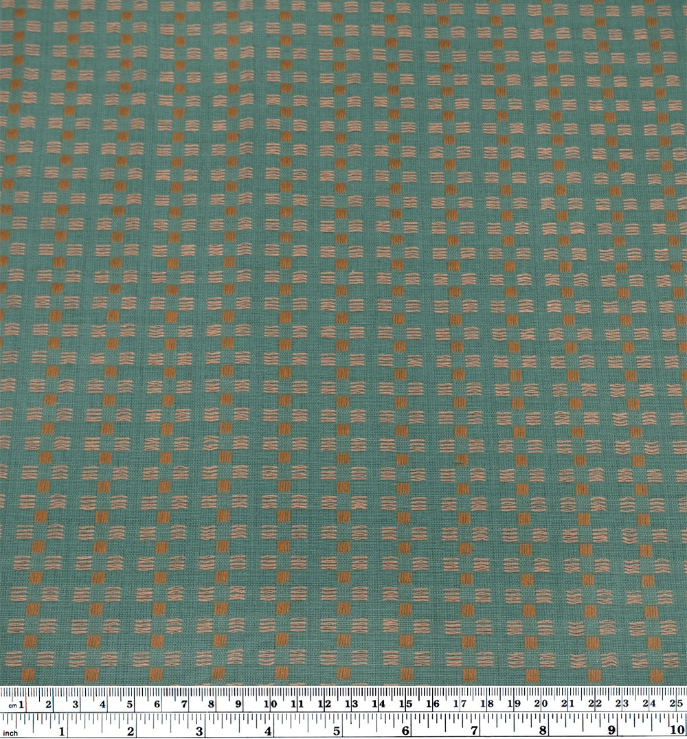 Fableism Basket Weave - Teal | Blackbird Fabrics