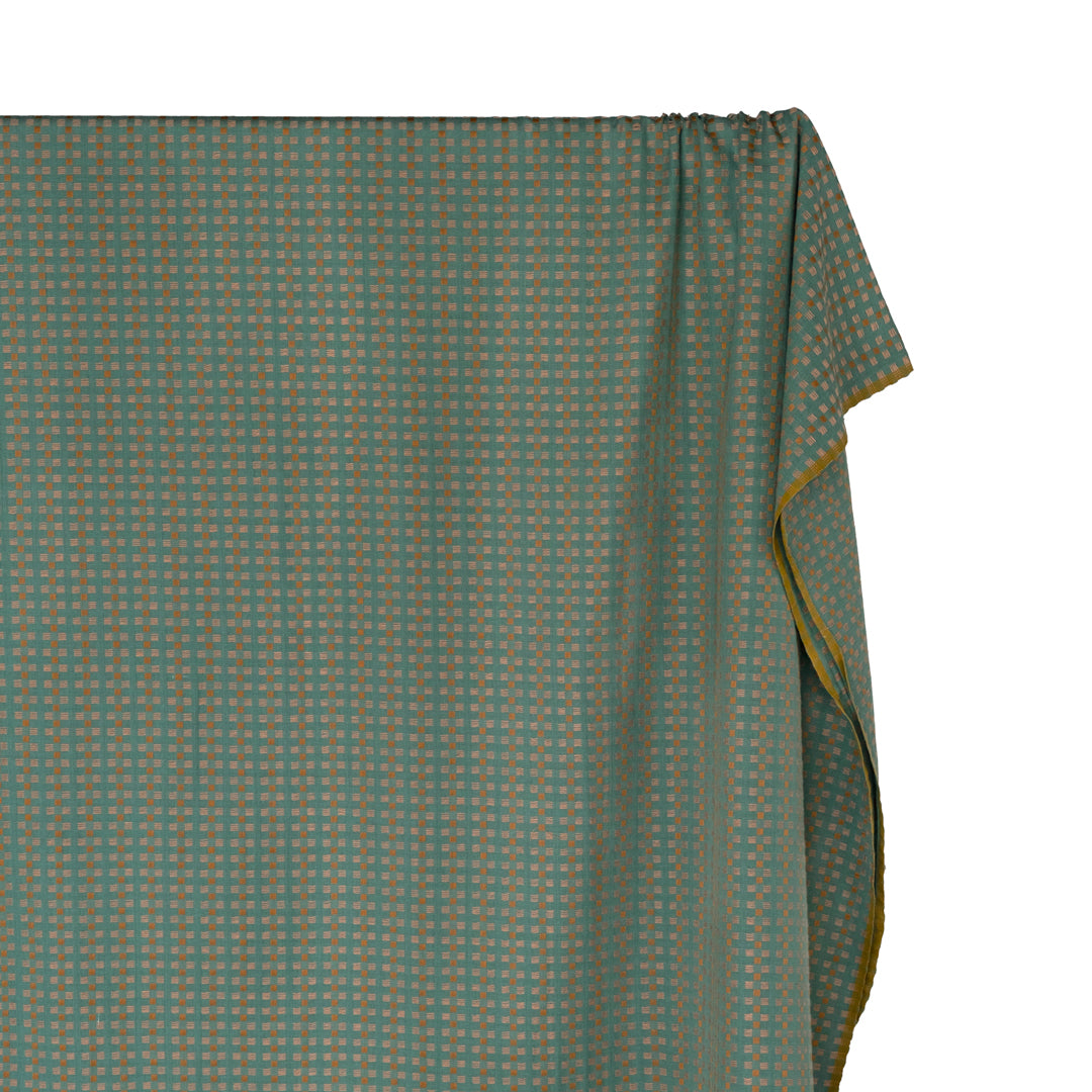 Fableism Basket Weave - Teal | Blackbird Fabrics