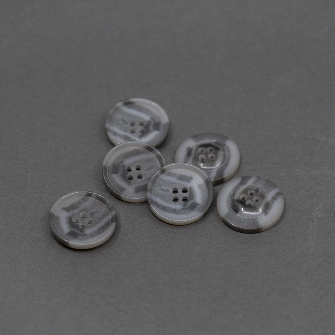 Granite 22mm (7/8”) Buttons - Set of 6 | Blackbird Fabrics