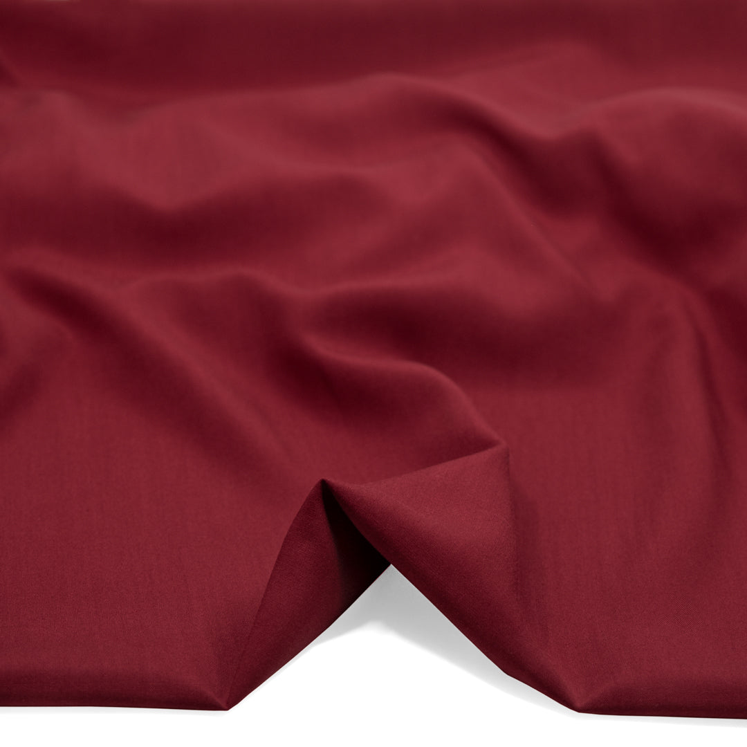 Viscose Poplin - Cranberry | Blackbird Fabrics