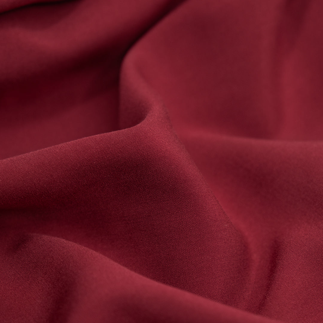 Viscose Poplin - Cranberry | Blackbird Fabrics