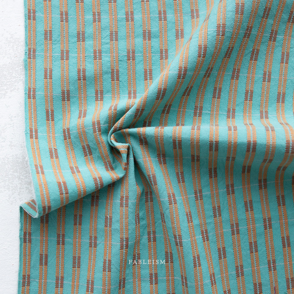 Fableism Formation Cotton - Turquoise | Blackbird Fabrics