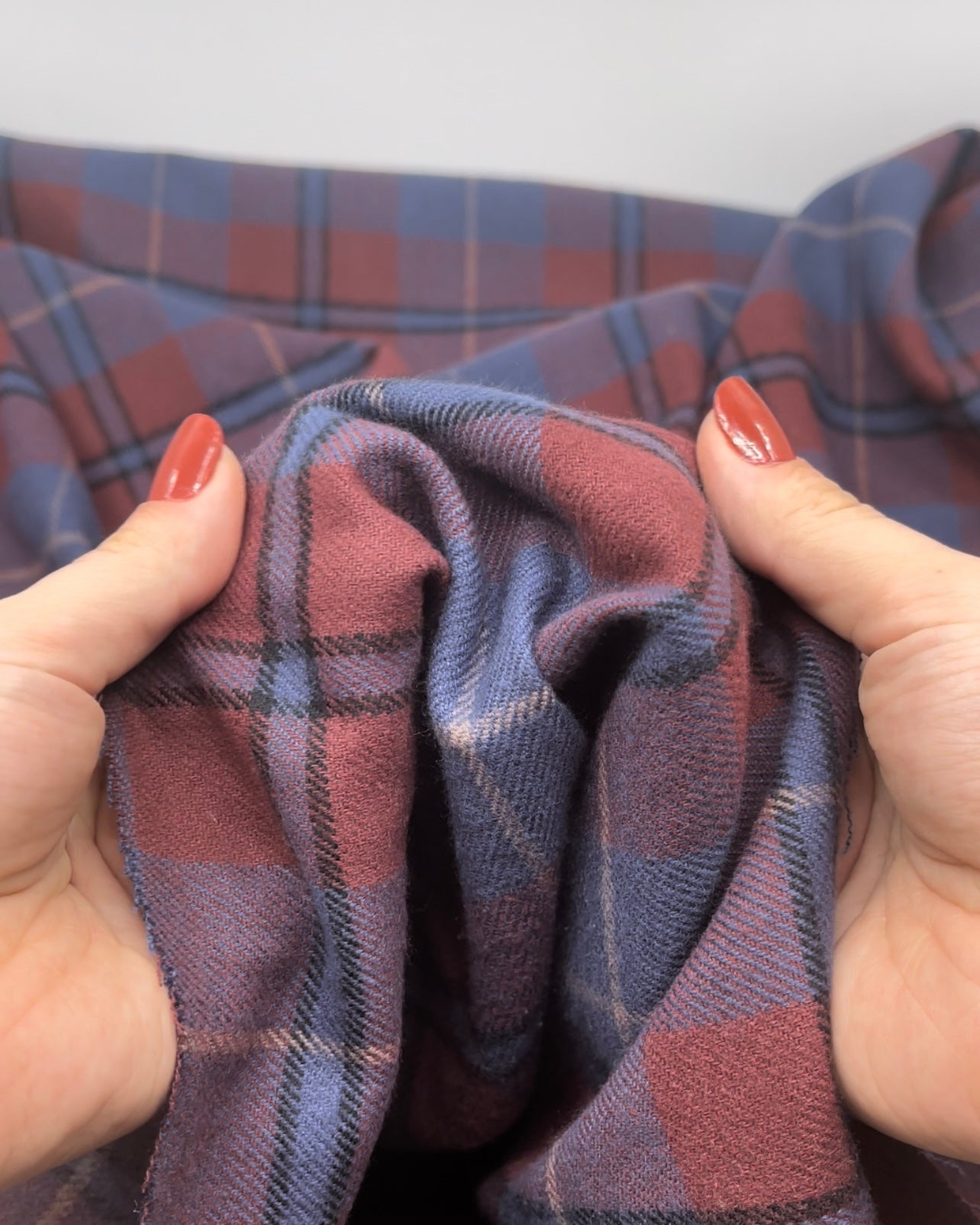 Midweight Plaid Cotton Flannel Twill | Blackbird Fabrics