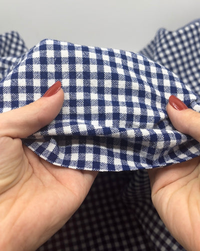 Mini Gingham Rustic Organic Cotton | Blackbird Fabrics