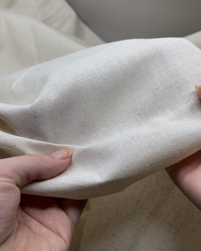 Washed Cotton Muslin - Natural | Blackbird Fabrics