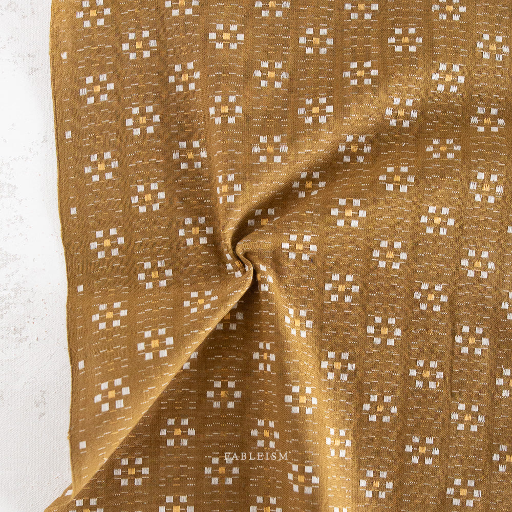 Fableism Karlin Floral Cotton- Olive | Blackbird Fabrics