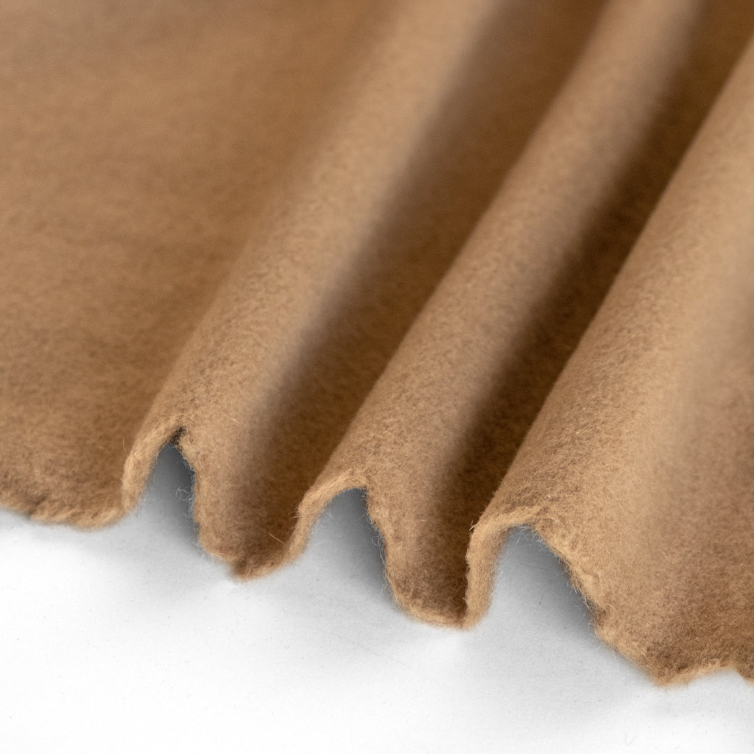 Deadstock Cashmere Wool Blend Coating - Biscuit