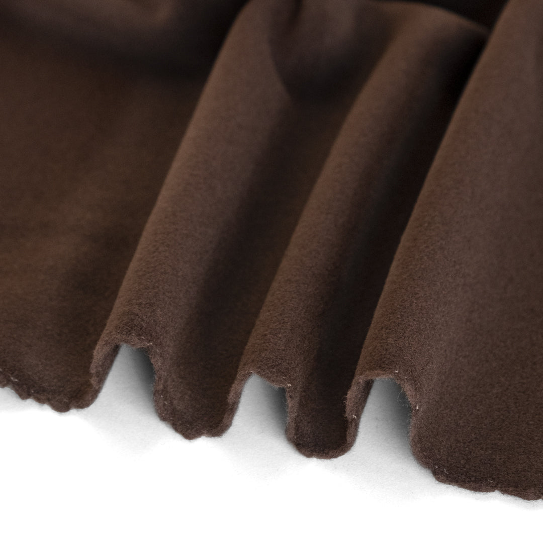 Deadstock Cashmere Wool Blend Coating - Chocolate