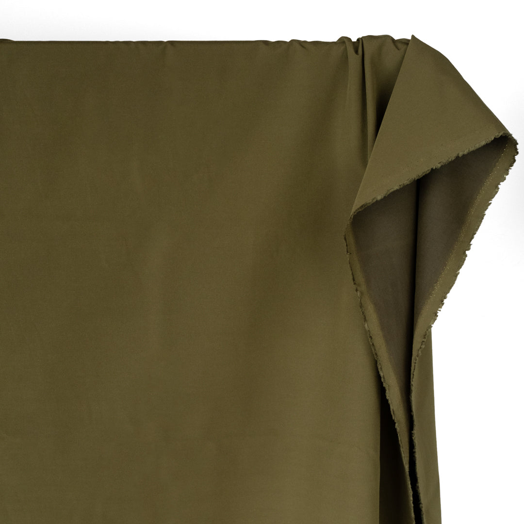 Deadstock Water Resistant Nylon Rain Shell - Olive