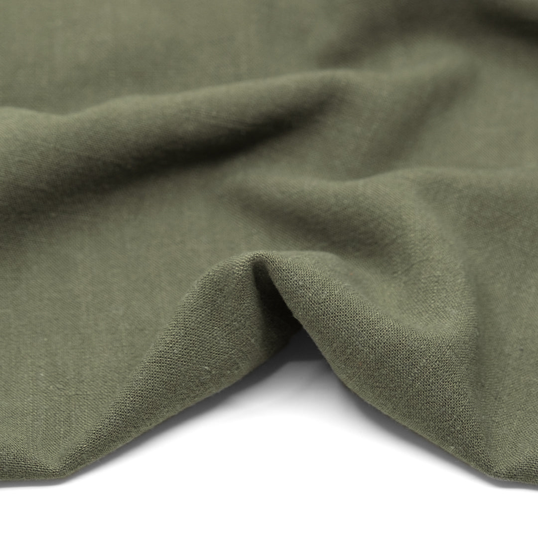 Viscose Linen Noil - Sage | Blackbird Fabrics