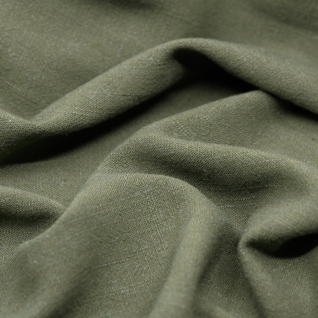 Viscose Linen Noil - Sage | Blackbird Fabrics