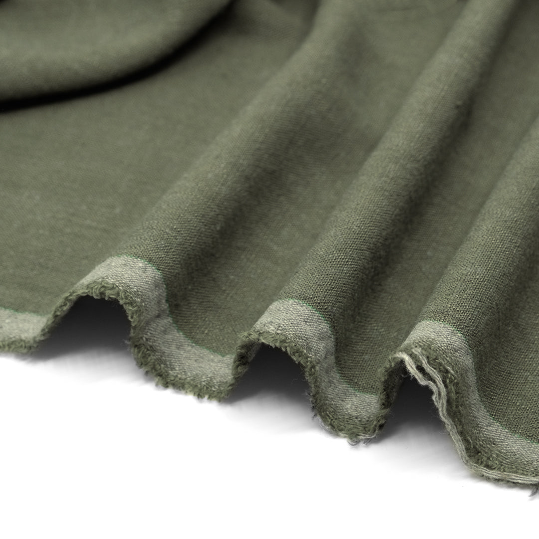 Viscose Linen Noil - Sage | Blackbird Fabrics