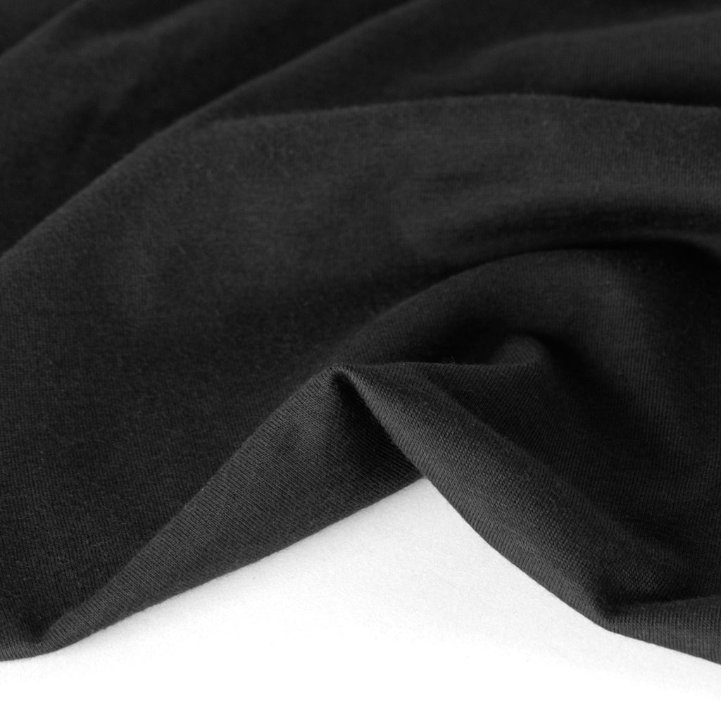 Solid Basics Jersey Knit: Black