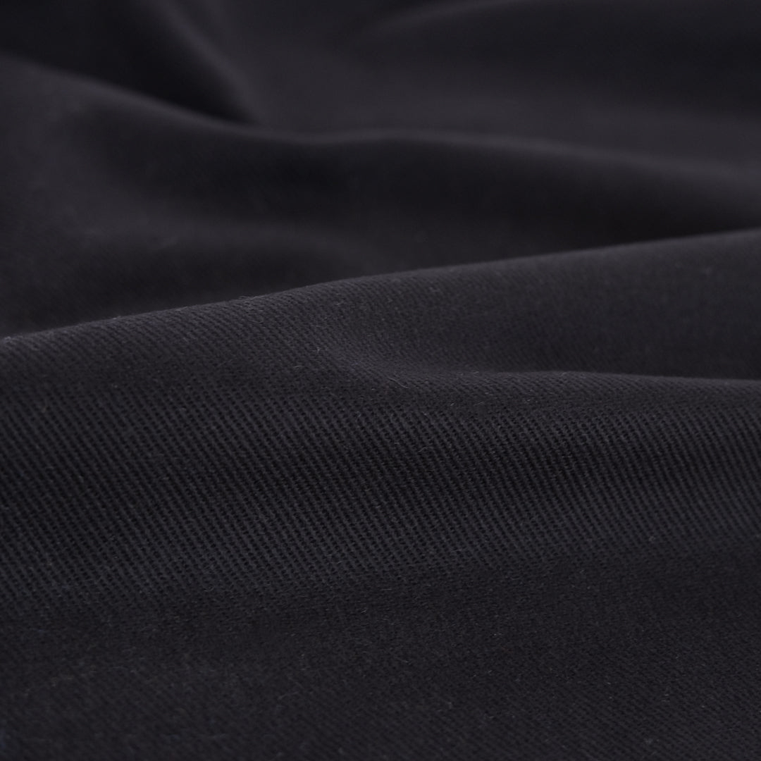 9oz Brushed Bull Denim - Black | Blackbird Fabrics