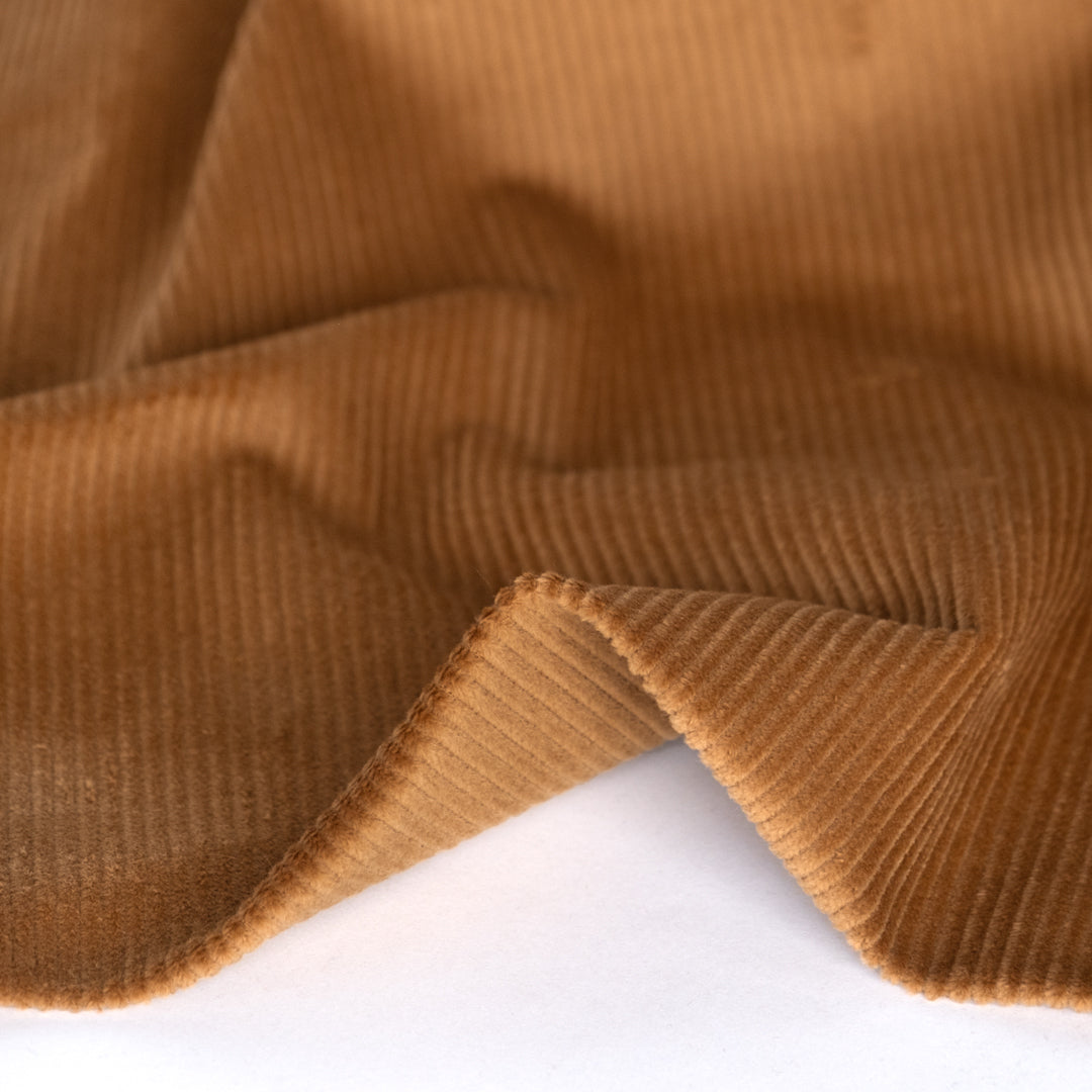 Stretch Cotton Corduroy - Teak