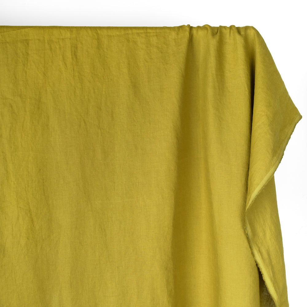 Everyday Linen - Chartreuse | Blackbird Fabrics
