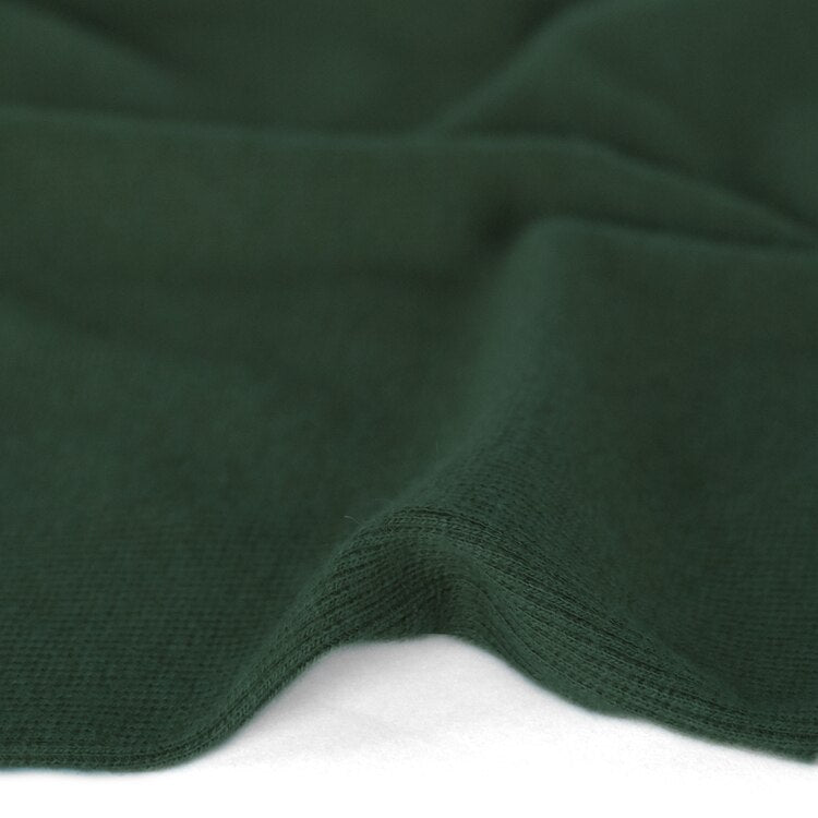 Bamboo & Cotton 2x2 Ribbing - Pine | Blackbird Fabrics