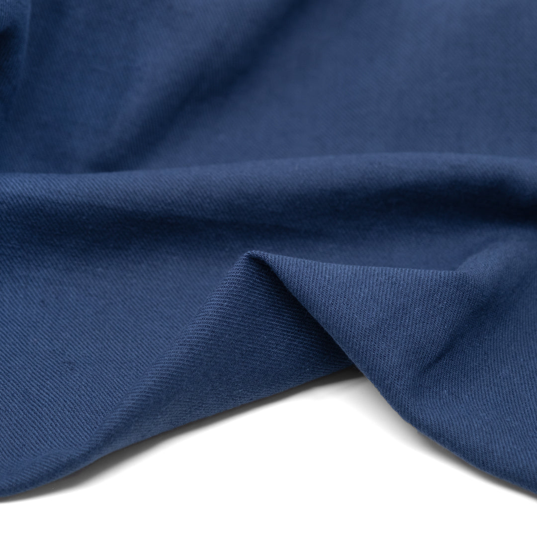 Carefree Cotton Linen Twill - Denim